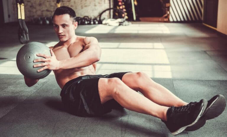 메디신 볼로 운동하기