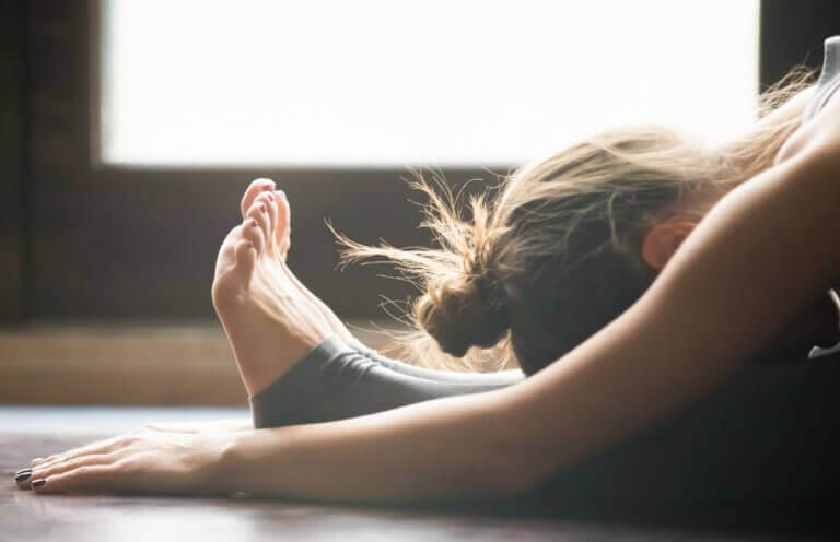 상체 기울이기 자세(Janu Sirsasana)