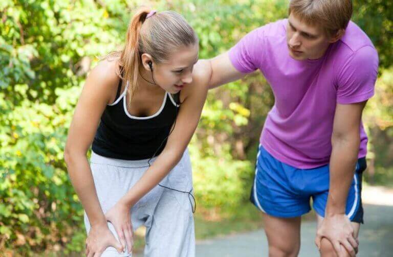 활동으로 인한 근육 좌상