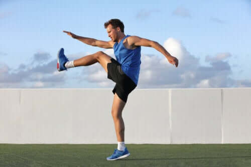 달리기 시작 거위 걸음